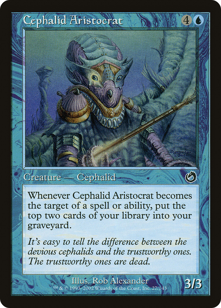 Cephalid Aristocrat (027) Foil - Torment