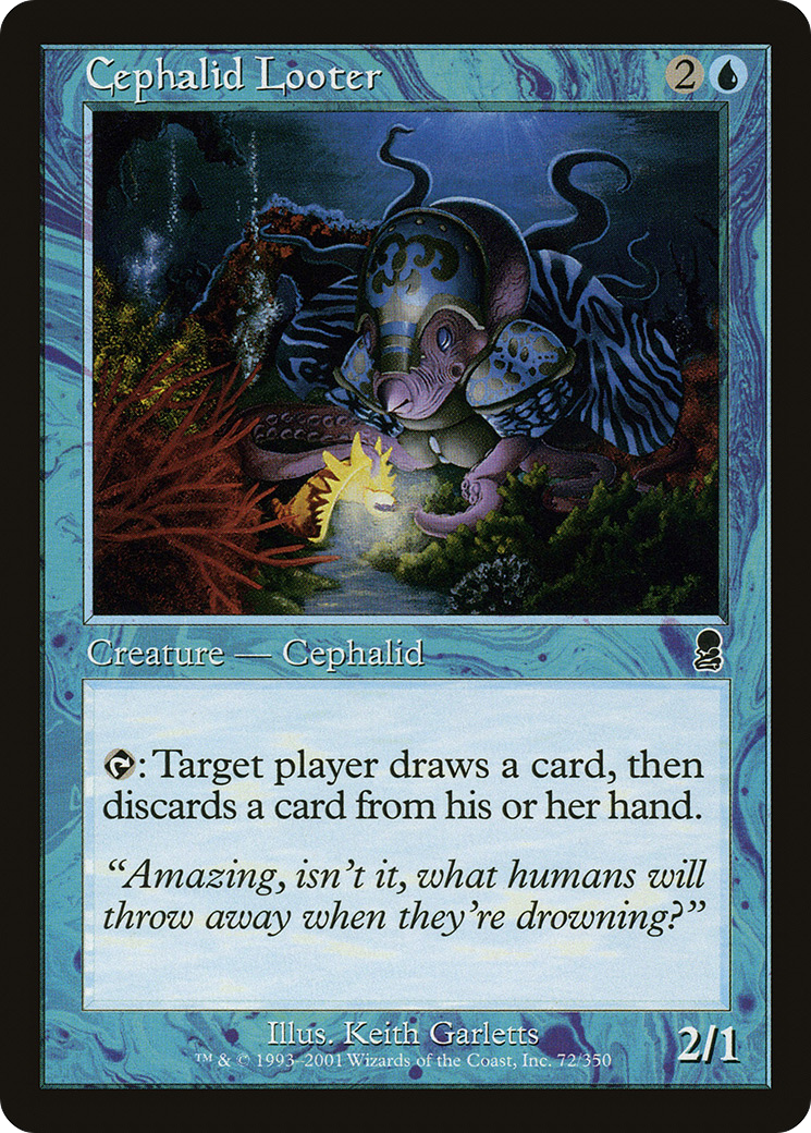 Cephalid Looter (072) Foil - Odyssey