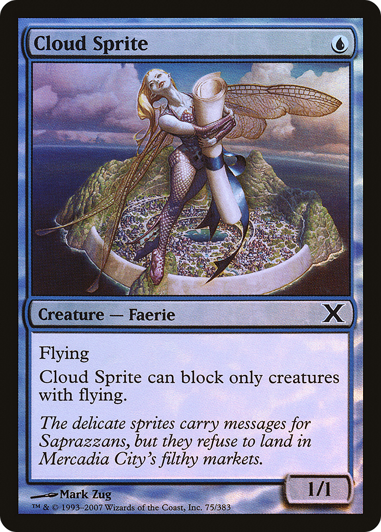 Cloud Sprite (75) Foil - Tenth Edition