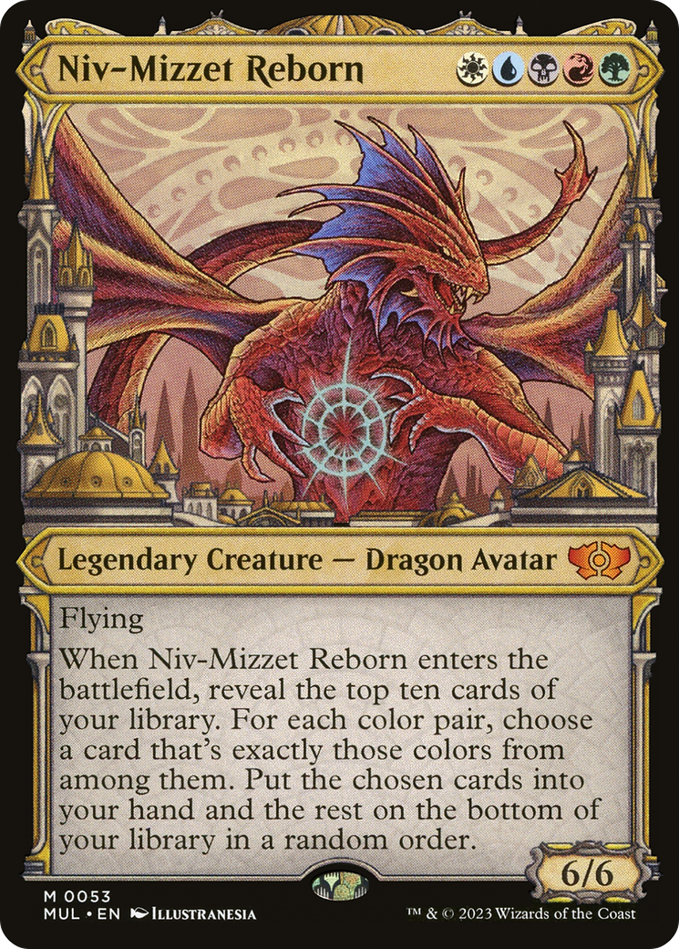 Niv-Mizzet Reborn (Showcase) (053) Foil - Multiverse Legends