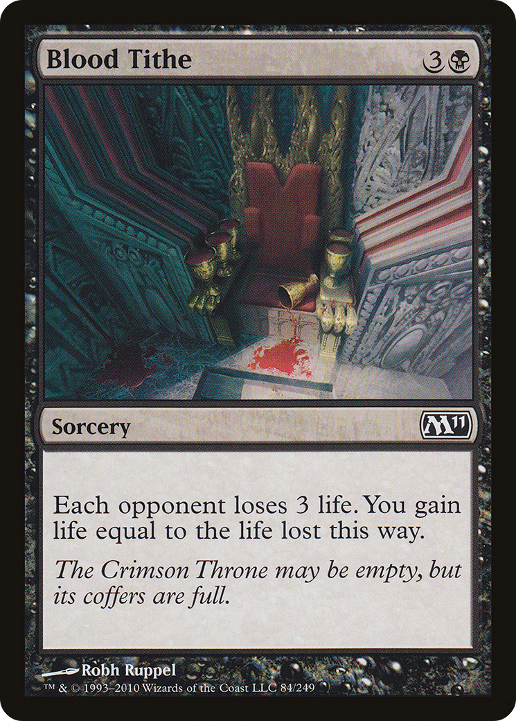 Blood Tithe (084) Foil - Magic 2011