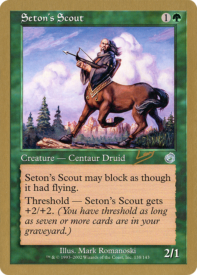 Seton's Scout - 2002 Raphael Levy (TOR) (Retro) - World Championship Decks 2002