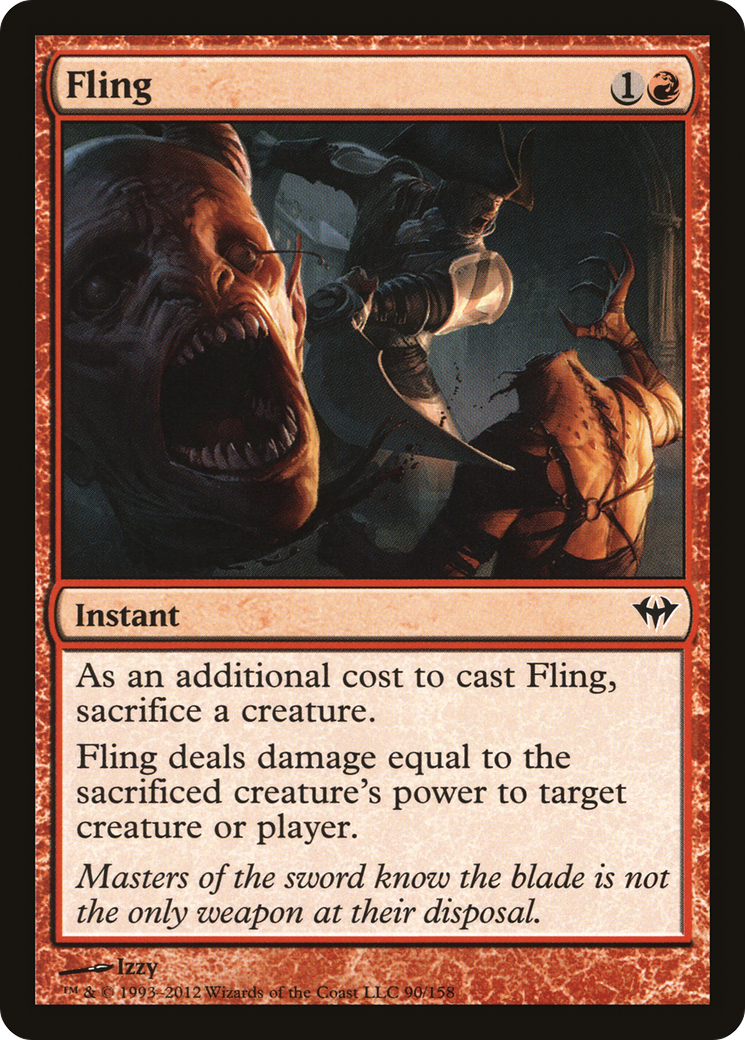Fling (090) Foil - Dark Ascension