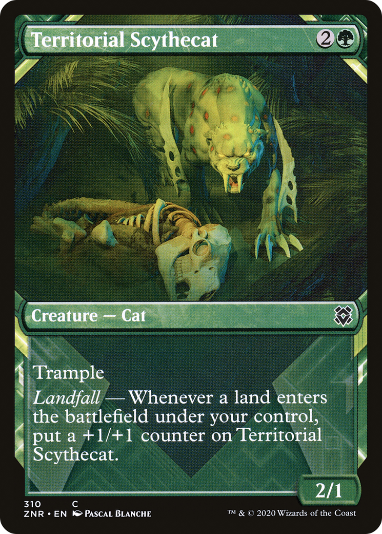 Territorial Scythecat (Showcase) (310) - Zendikar Rising