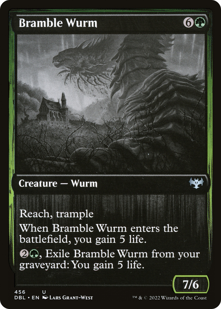 Bramble Wurm (456) Foil - Innistrad: Double Feature
