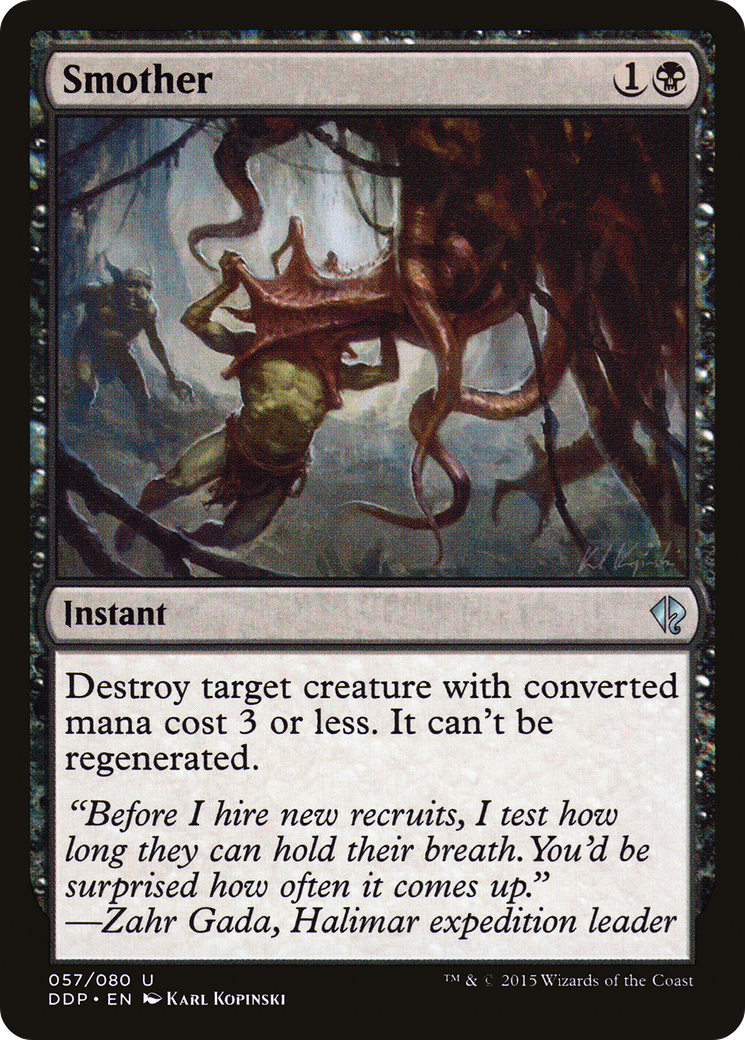 Smother (057) - Duel Decks: Zendikar vs. Eldrazi