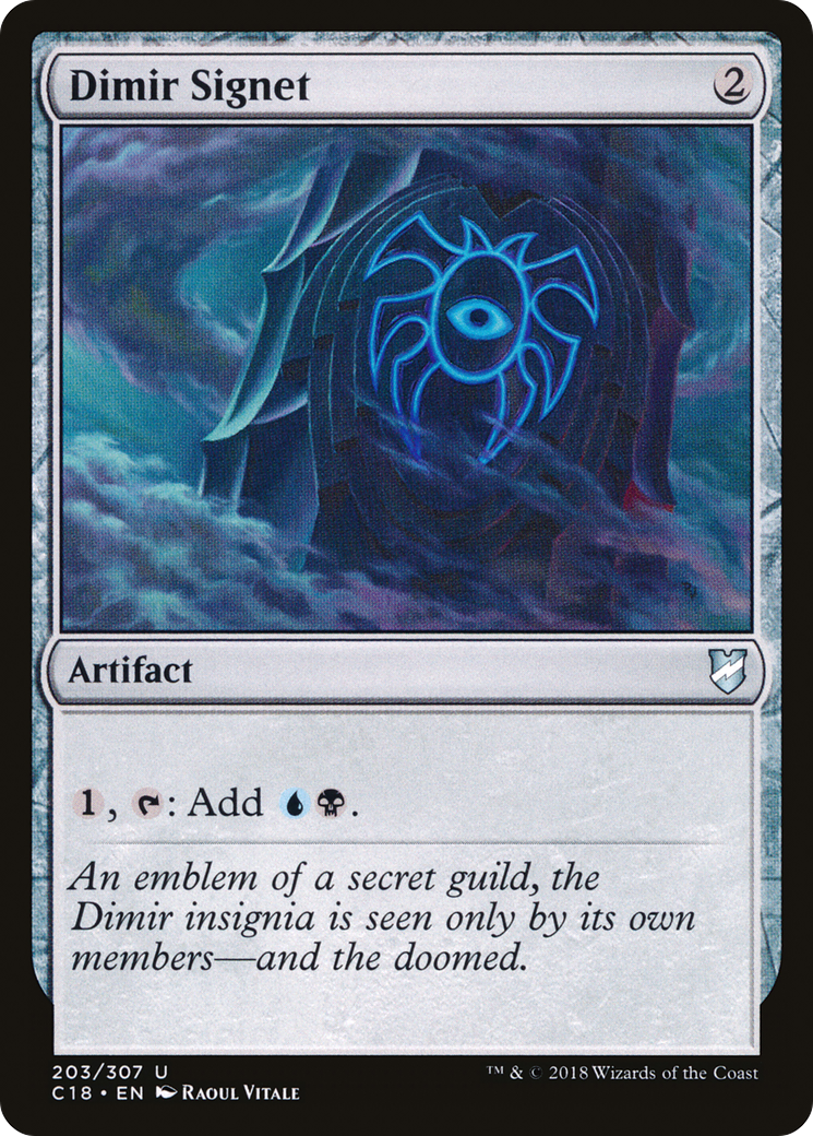 Dimir Signet (203) - Commander 2018