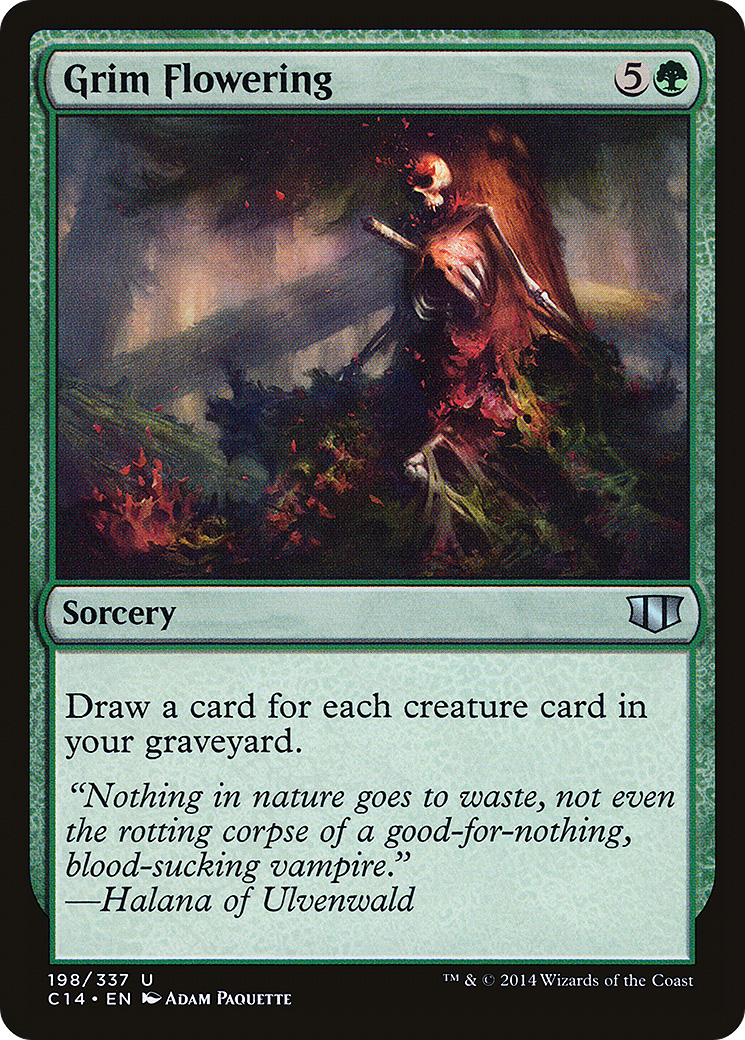 Grim Flowering (198) - Commander 2014
