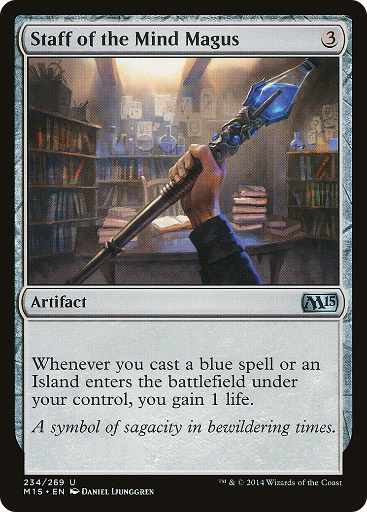 Staff of the Mind Magus (234) Foil - Magic 2015