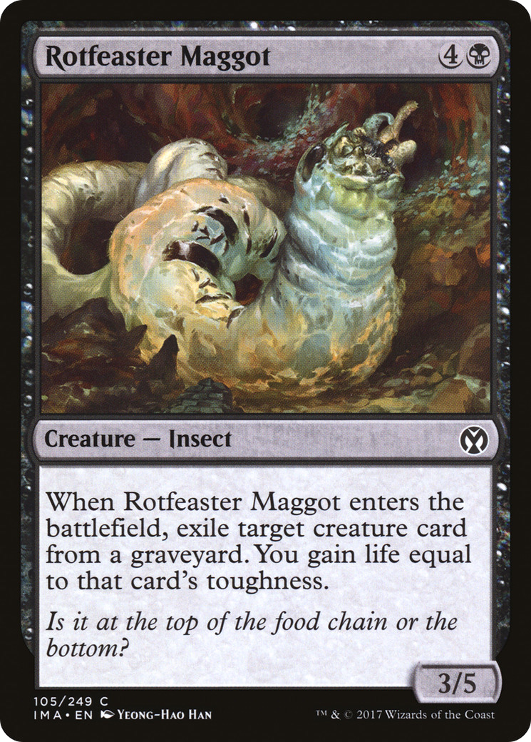 Rotfeaster Maggot (105) Foil - Iconic Masters