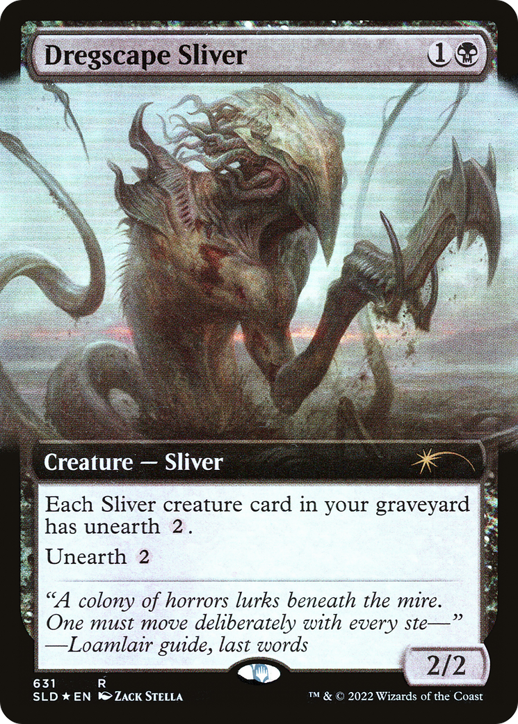 Dregscape Sliver (Extended Art) (631) Foil - Secret Lair Drop