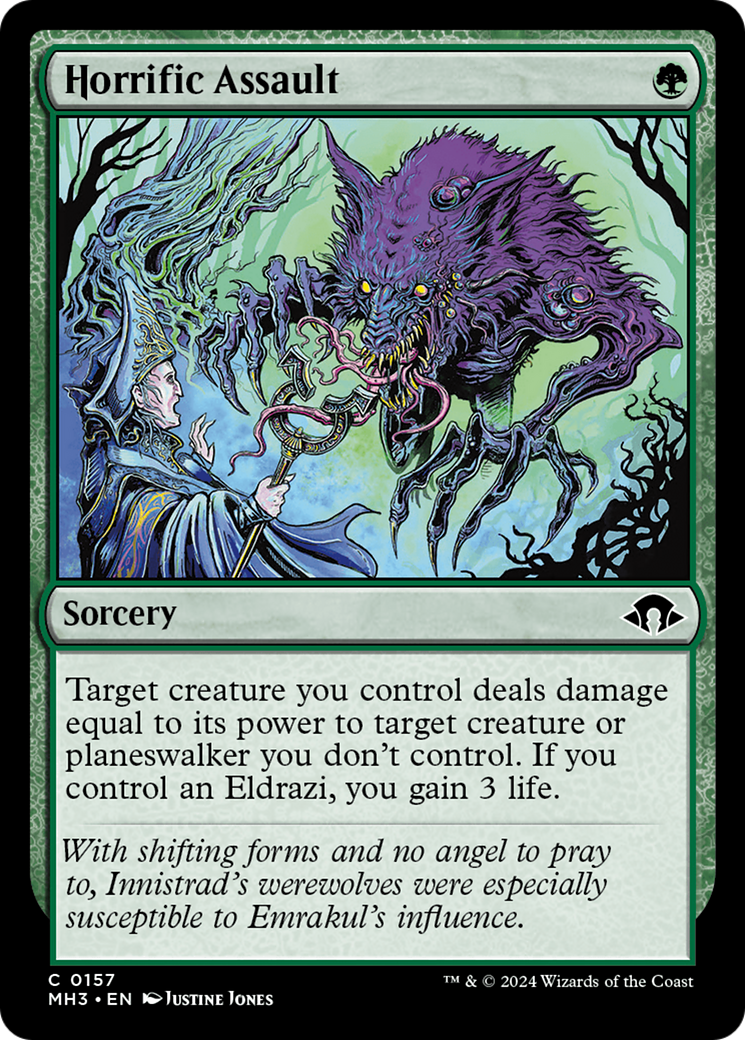 Horrific Assault (157) Foil - Modern Horizons 3