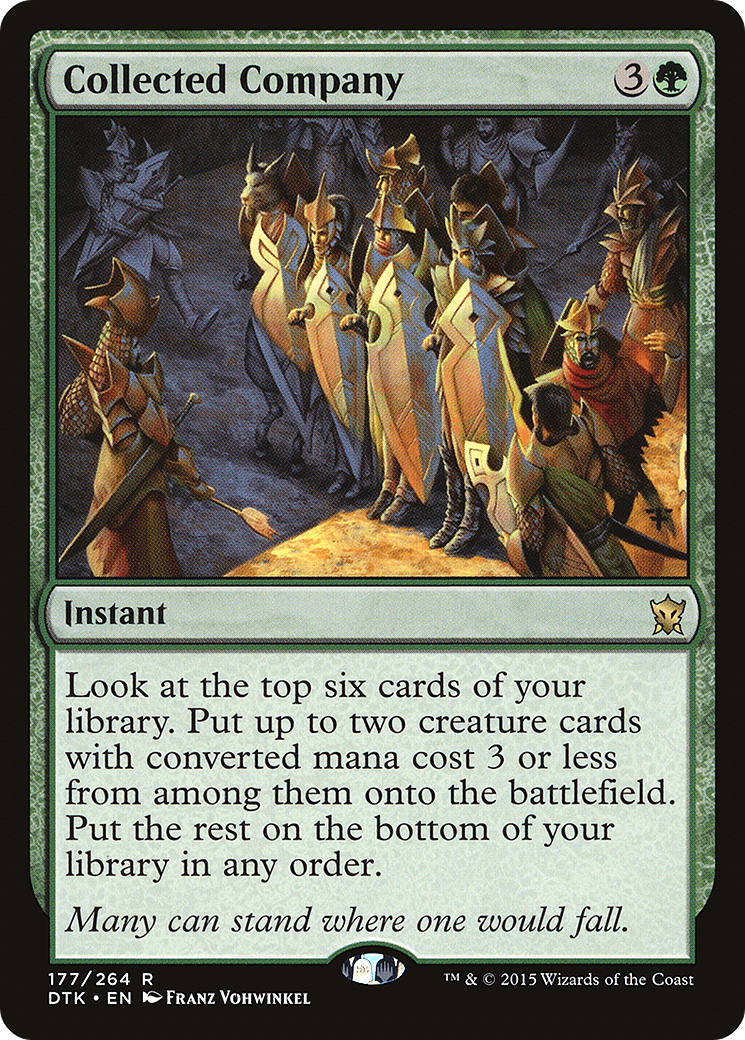 Collected Company (177) Foil - Dragons of Tarkir
