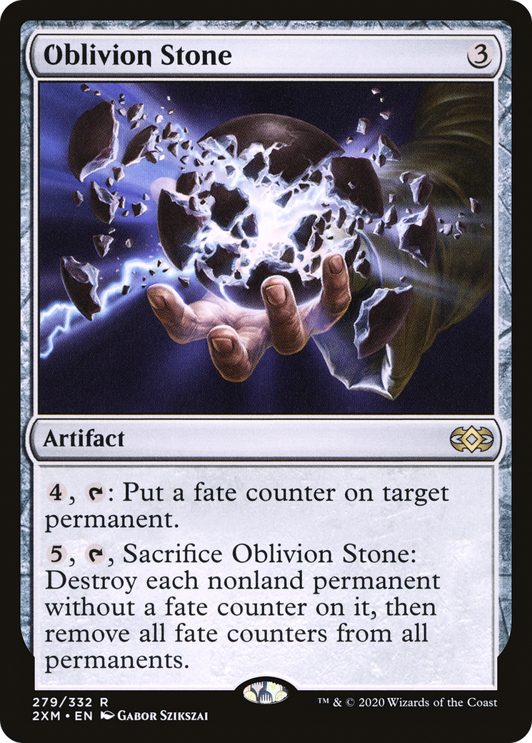 Oblivion Stone (279) Foil - Double Masters