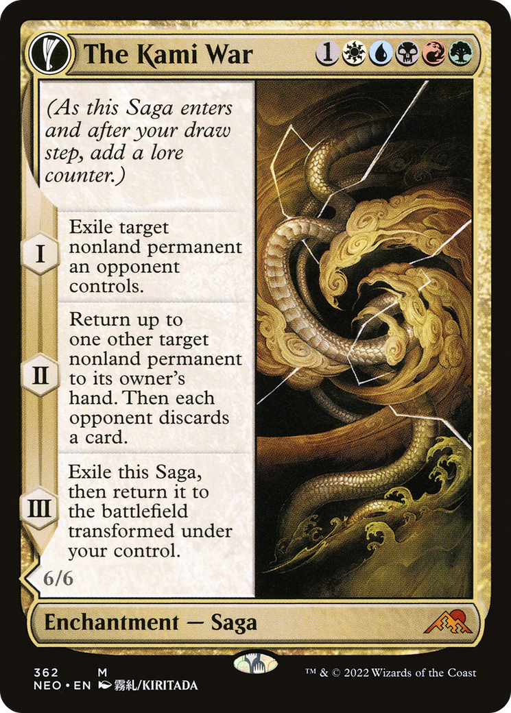 The Kami War (Showcase) (362) Foil - Kamigawa: Neon Dynasty