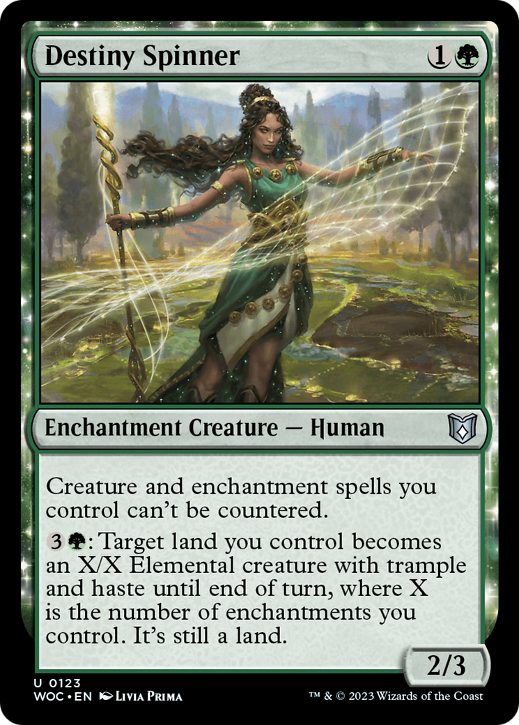 Destiny Spinner (123) - Wilds of Eldraine Commander