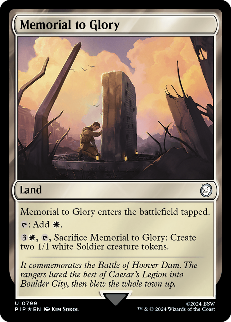 Memorial to Glory (Surge Foil) (799) Foil - Fallout