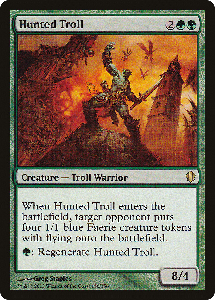 Hunted Troll (150) - Commander 2013