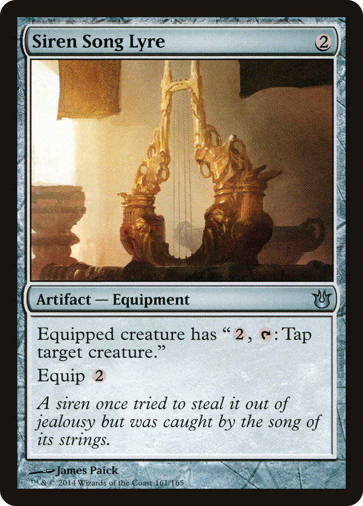 Siren Song Lyre (161) Foil - Born of the Gods