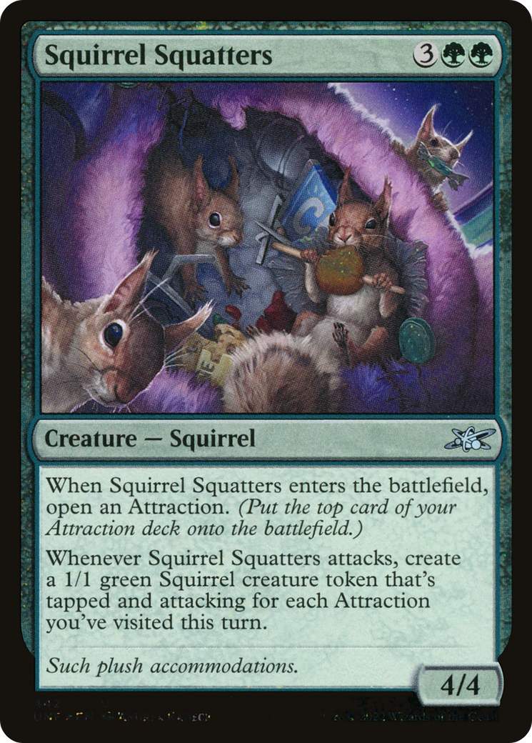 Squirrel Squatters (Galaxy Foil) (442) Foil - Unfinity