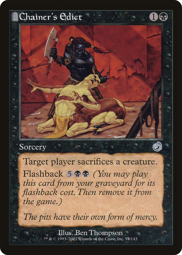 Chainer's Edict (057) Foil - Torment
