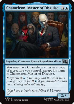 Chameleon, Master of Disguise (148) Surge Foil - Commander: Marvel Super Heroes