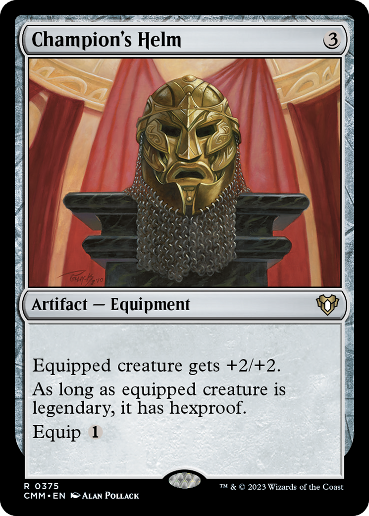 Champion's Helm (375) Foil - Commander Masters