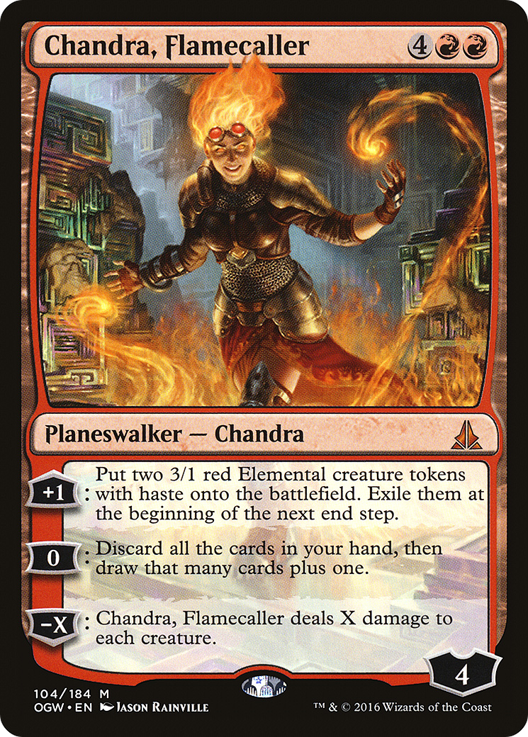 Chandra, Flamecaller (104) Foil - Oath of the Gatewatch