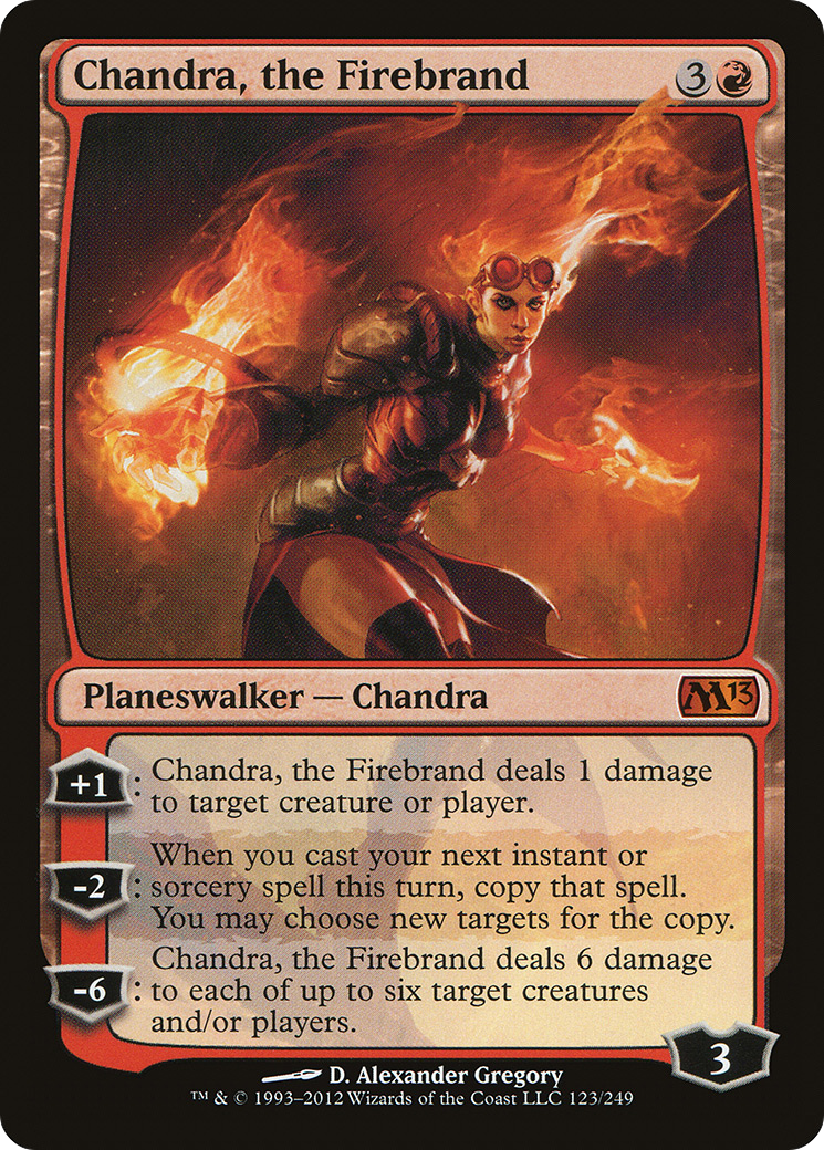 Chandra, the Firebrand (123) Foil - Magic 2013