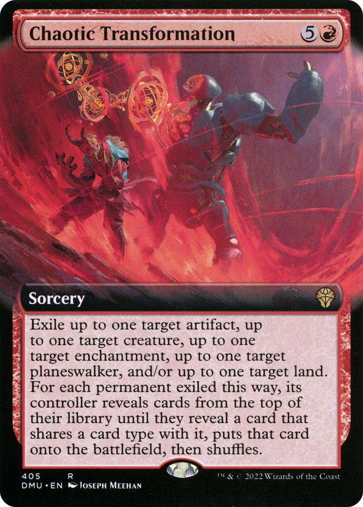Chaotic Transformation (Extended Art) (405) - Dominaria United Foil