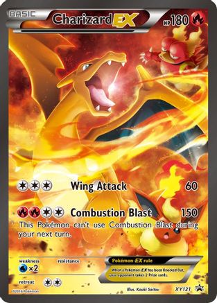 Charizard EX (Alternate Full Art) (XY121) Holofoil - Black Star Promos