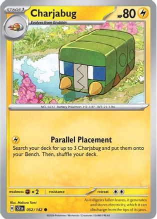 Charjabug (52) Reverse Holofoil - Stellar Crown