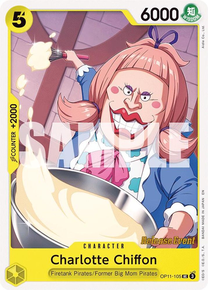 Charlotte Chiffon (OP11-105) Release Event Cards
