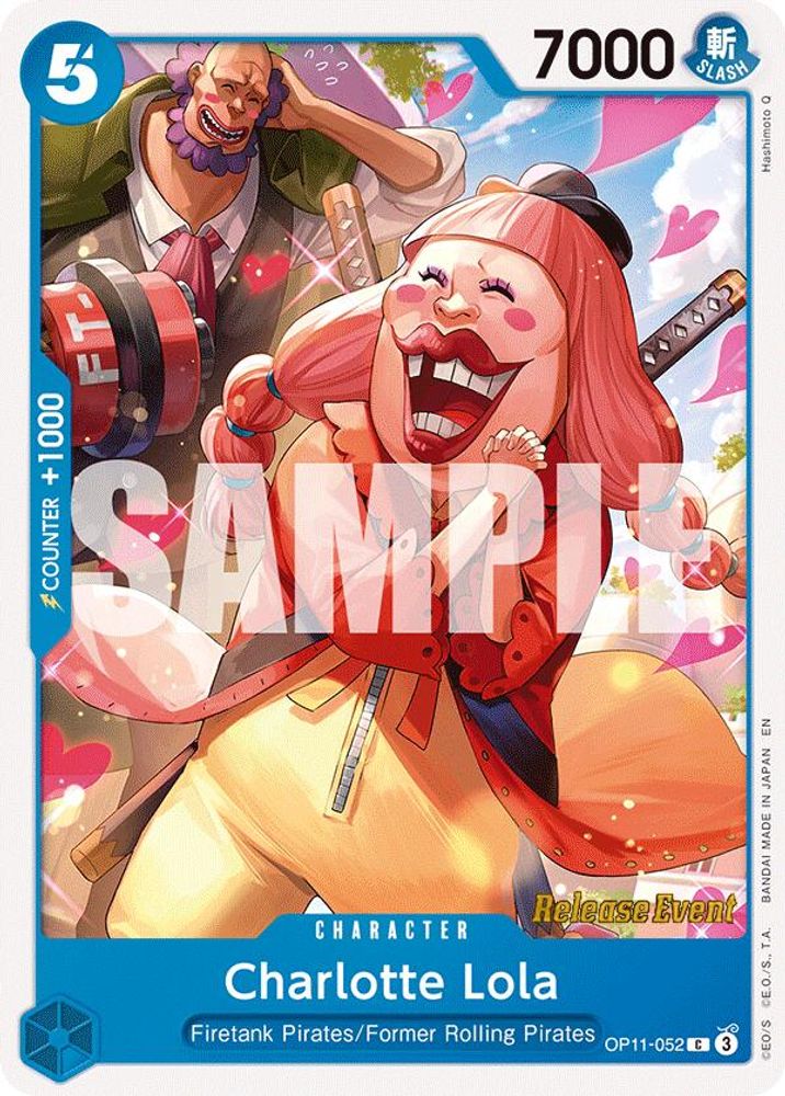 Charlotte Lola (OP11-052) Release Event Cards