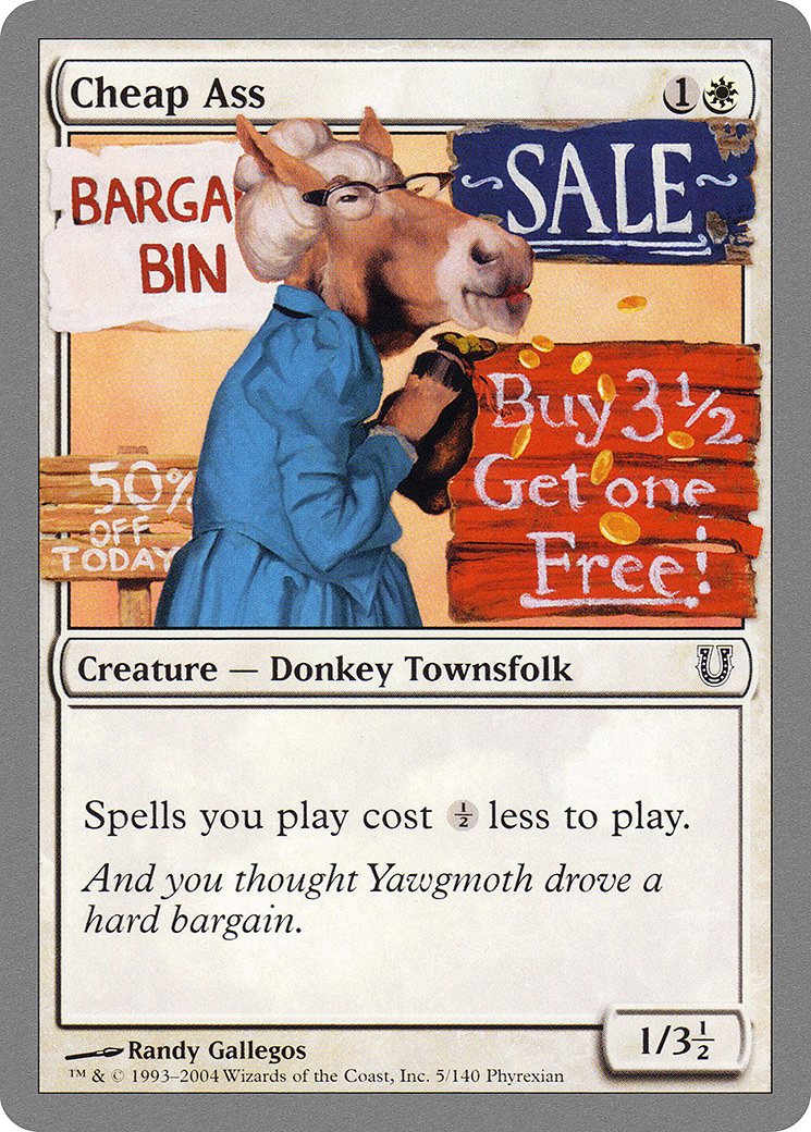 Cheap Ass (005) Foil - Unhinged