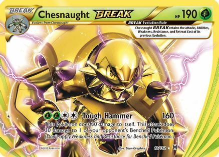 Chesnaught BREAK (12) Holofoil - BREAKthrough