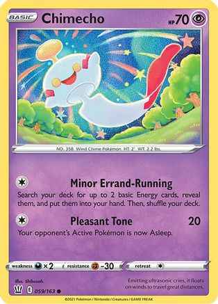 Chimecho (59) Reverse Holofoil - Battle Styles