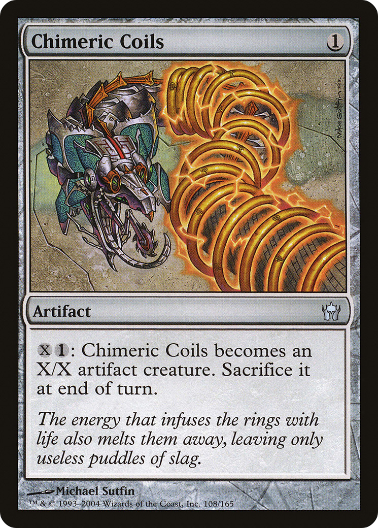 Chimeric Coils (108) Foil - Fifth Dawn