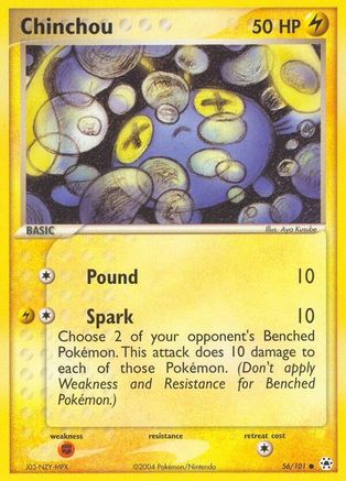 Chinchou (56) Reverse Holofoil - Hidden Legends