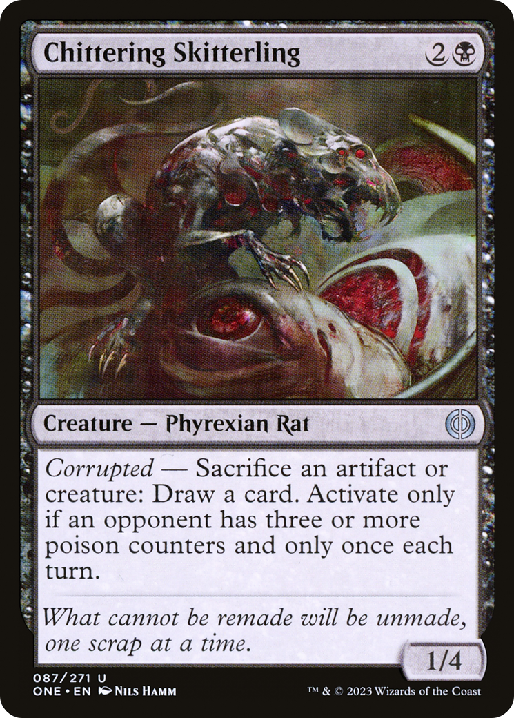 Chittering Skitterling (087) - Phyrexia: All Will Be One Foil
