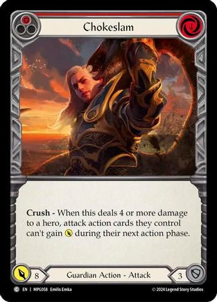 Chokeslam (Red) (MPG058) - Mastery Pack Guardian