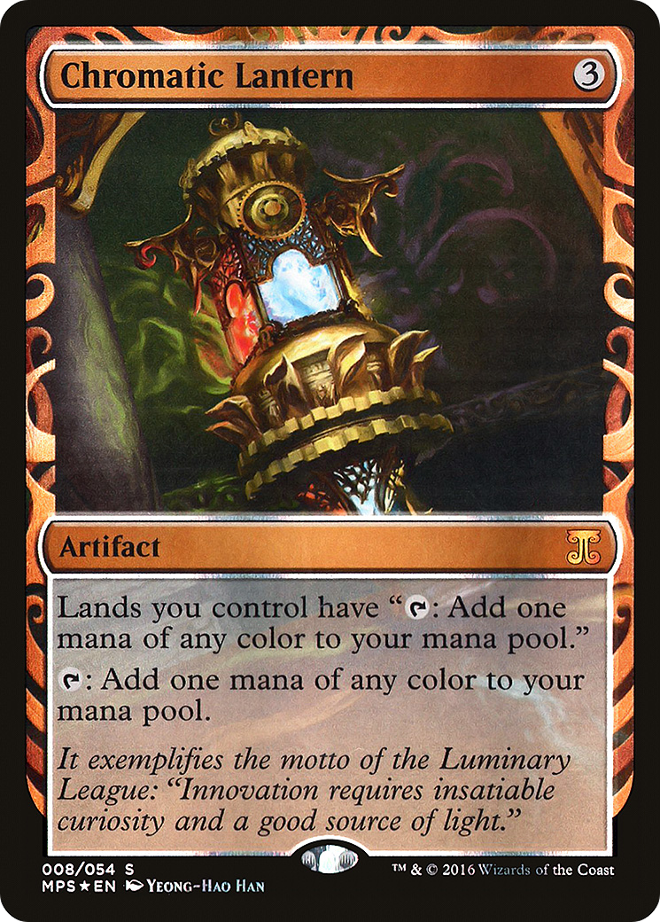 Chromatic Lantern (008) Foil - Kaladesh Inventions