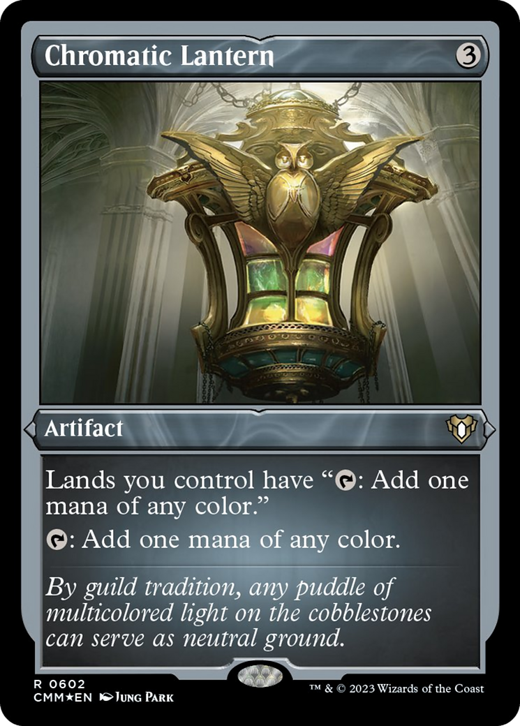 Chromatic Lantern (602) Etched Foil - Commander Masters