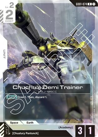 Chuchu's Demi Trainer (GD01-074) Holofoil - Newtype Rising