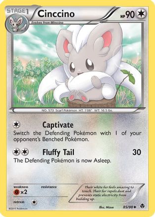 Cinccino (85) Reverse Holofoil - Emerging Powers