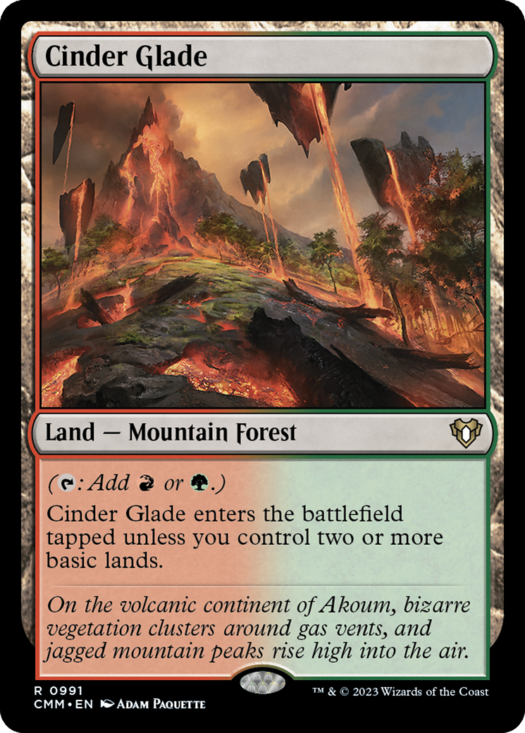 Cinder Glade (991) - Commander Masters