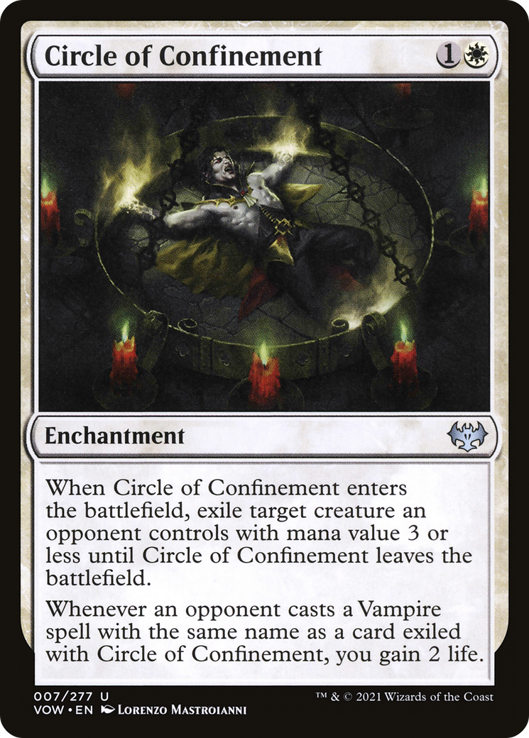 Circle of Confinement (007) - Innistrad: Crimson Vow Foil