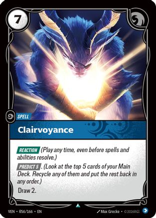 Clairvoyance (056) Foil - Vendetta
