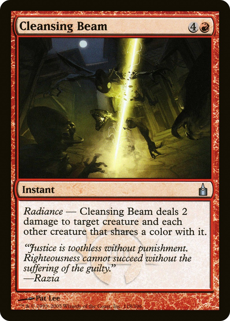 Cleansing Beam (118) Foil - Ravnica: City of Guilds