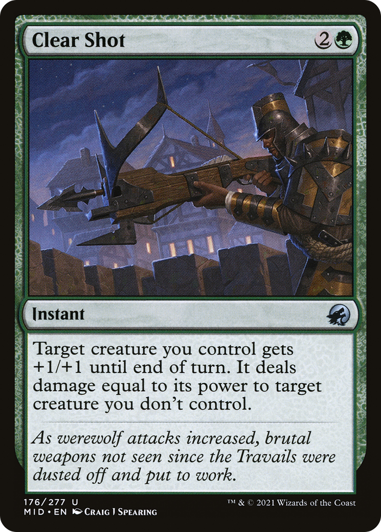 Clear Shot (176) - Innistrad: Midnight Hunt Foil
